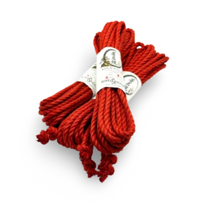 Rødt Signatur Jute Reb – 3-rebs set