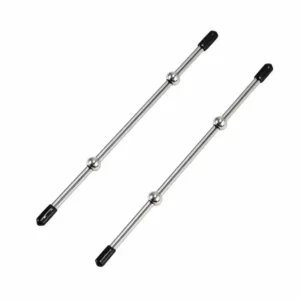 Justerbare brystvorteklemmer i metal med split bars og skyderinge.
