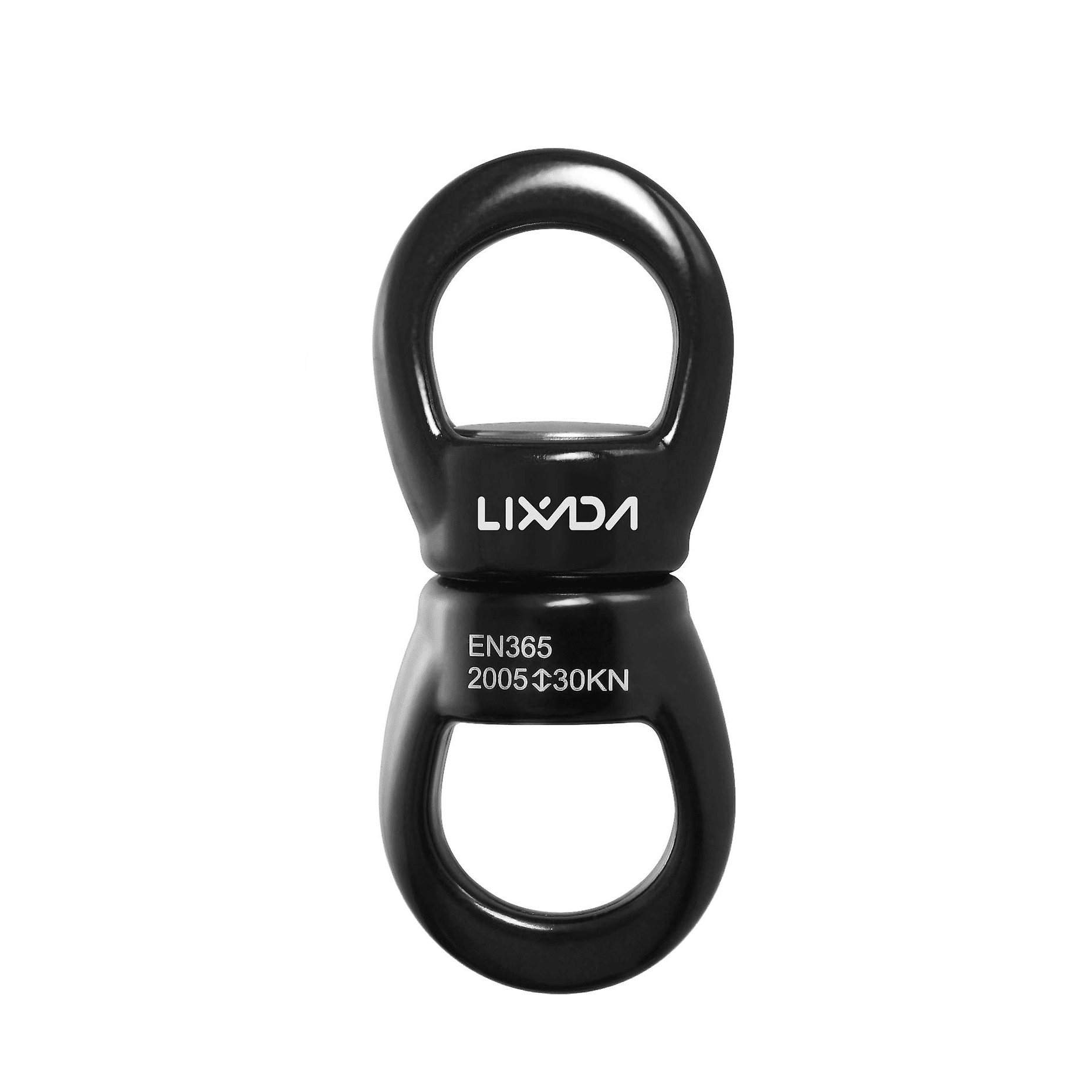Lixada Swivel i aluminium med 360 graders rotation og 30 kN brudstyrke.