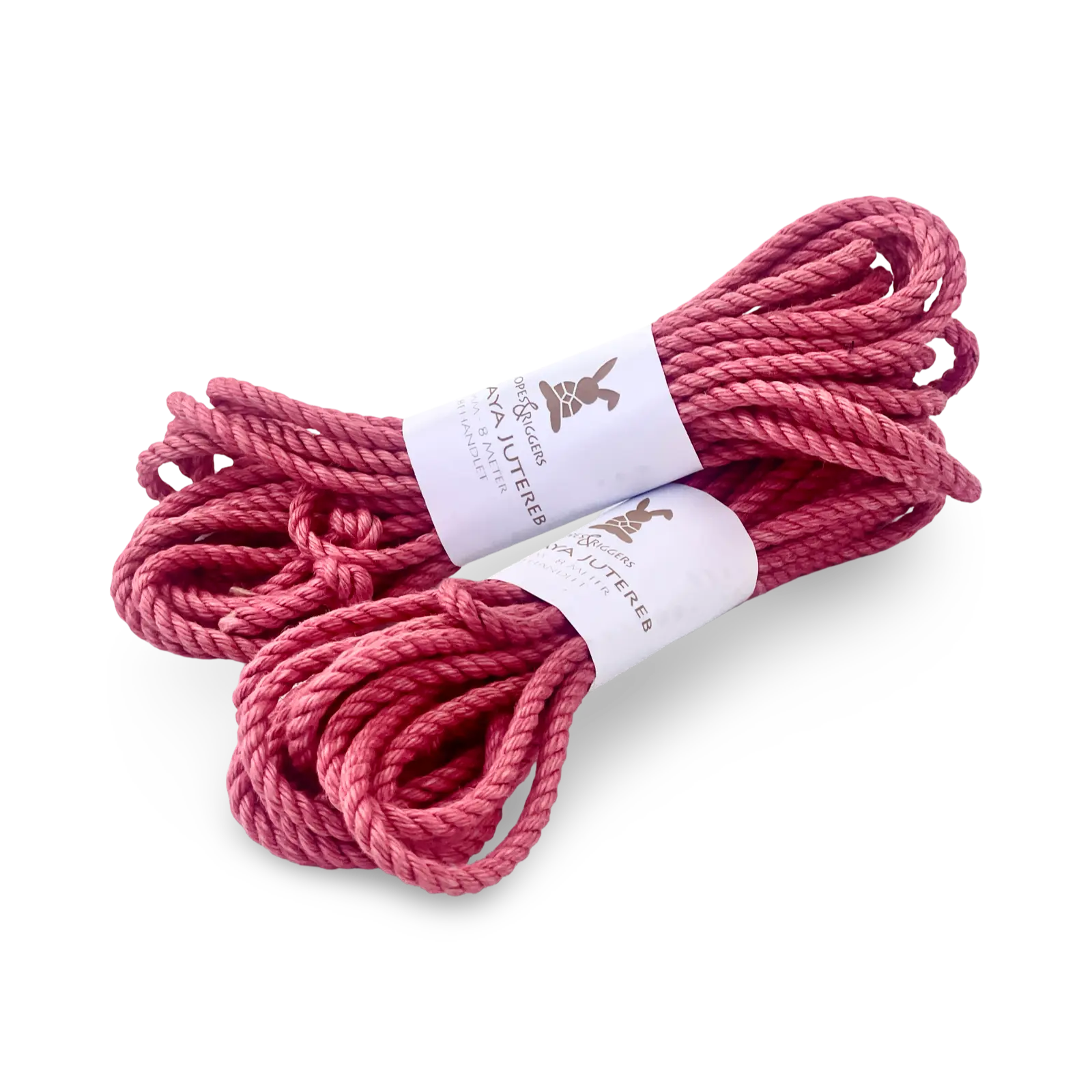 3 Pink Nawaya Reb 6mm japansk asanawa jute reb til shibari og kinbaku